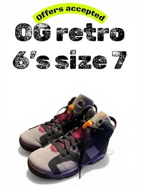 Jordan retros OG 6s